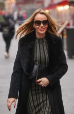 AMANDA HOLDEN Leaves Heart Radio in London 11/29/2022