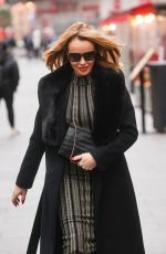 AMANDA HOLDEN Leaves Heart Radio in London 11/29/2022