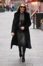 AMANDA HOLDEN Leaves Heart Radio in London 11/29/2022