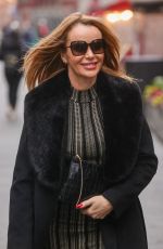 AMANDA HOLDEN Leaves Heart Radio in London 11/29/2022