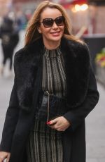 AMANDA HOLDEN Leaves Heart Radio in London 11/29/2022