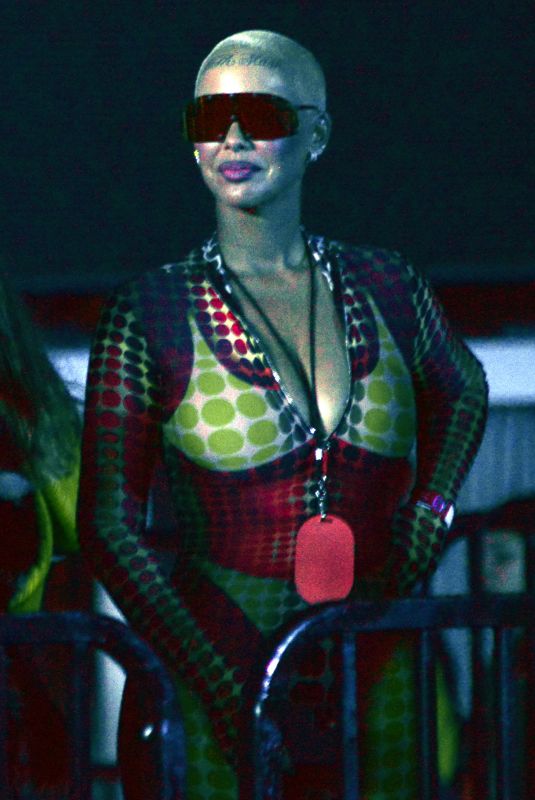 AMBER ROSE at The Weeknd’s After Hours Til Dawn Tour at SoFi Stadium in Inglewood 11/26/2022