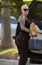 AMBER ROSE Getting Take Out at McDonald