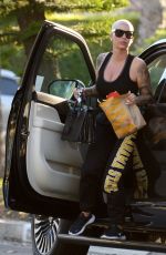 AMBER ROSE Getting Take Out at McDonald