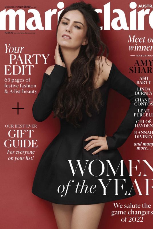 AMY SHARK in Marie Claire Magazine, Australia December 2022