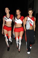 ANASTASIA KARANIKOLAOU Out for Halloween Party in Hollywood 11/01/2022