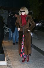 ANNA WINTOUR Arrives at Crosby Hotel in New York 11/28/2022
