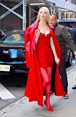 ANYA TAYLOR-JOY Arrives at Good Morning America in New York 11/14/2022