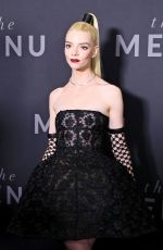 ANYA TAYLOR-JOY at The Menu Premiere at AMC Lincoln Square Theater in New York 11/14/2022