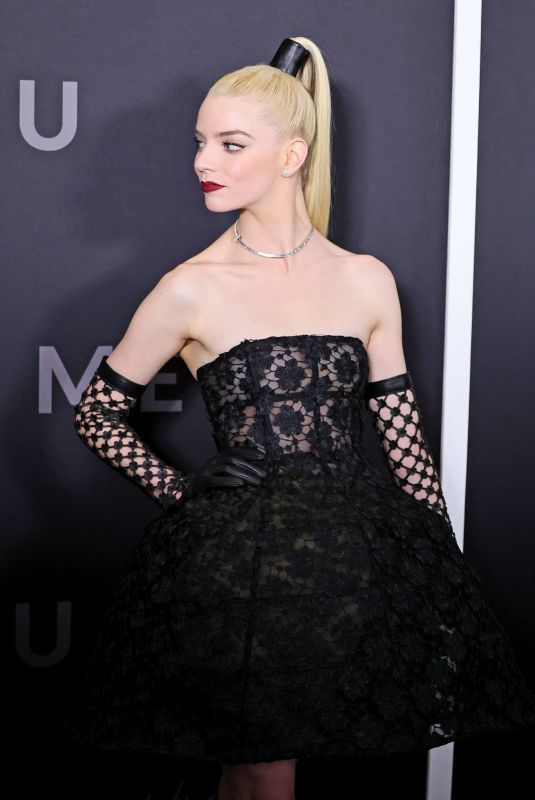 ANYA TAYLOR-JOY at The Menu Premiere at AMC Lincoln Square Theater in New York 11/14/2022