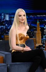 ANYA TAYLOR-JOY at Tonight Show Starring Jimmy Fallon 11/16/2022
