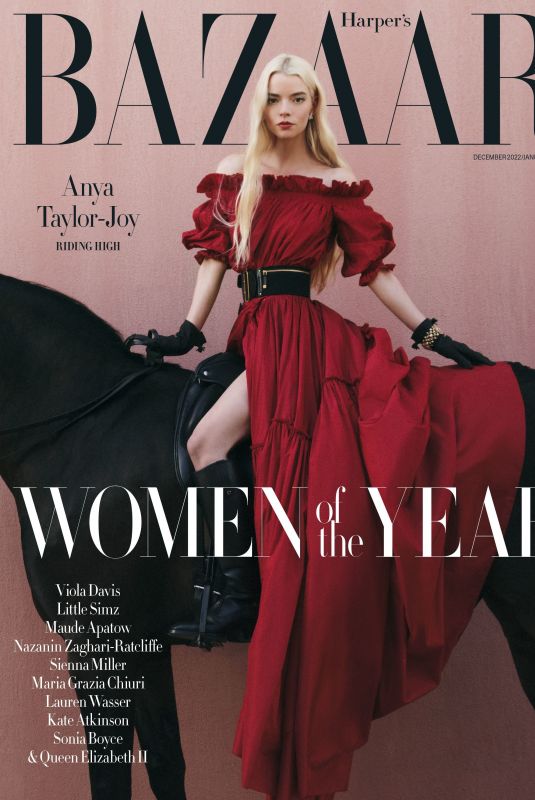 ANYA TAYLOR-JOY for Harper’s Bazaar Magazine, UK December 2022
