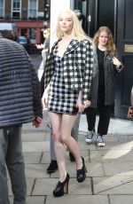 ANYA TAYLOR-JOY Leaves Kiss 100 Radio in London 11/09/2022