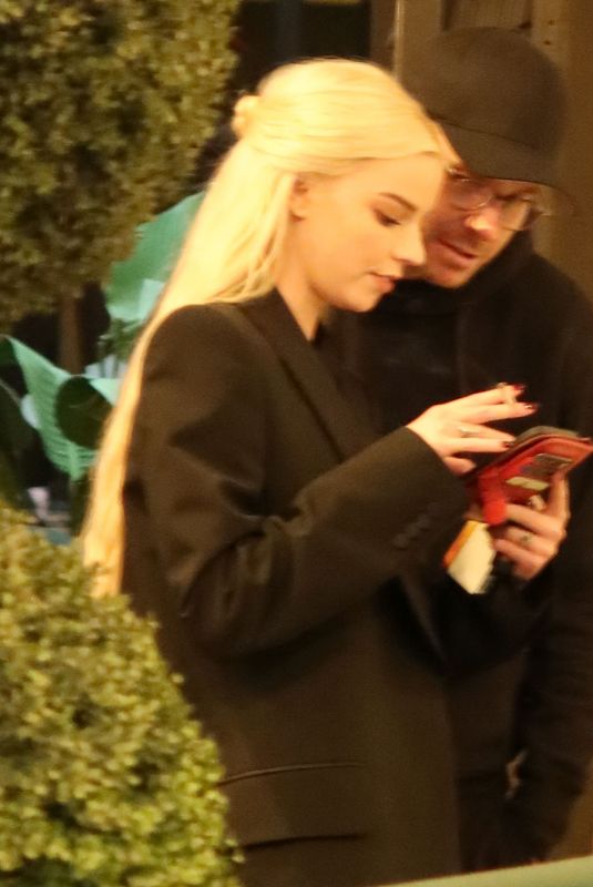 ANYA TAYLOR-JOY Night Out in New York 11/13/2022