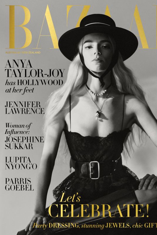 ANYA TAYLOR-JOY on the Cover of Harper’s Bazaar Magazine, Australia/New Zealand December 2022
