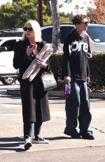 ASHLEY BENSON and SOFIA MALAMUTE at a Market in Los Feliz 11/22/2022