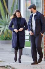 ASHLEY GREENE and Paul Khoury Out in West Hollywood 11/03/2022