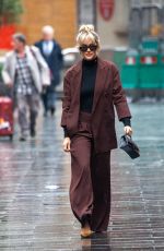 ASHLEY ROBERTS Arrives at Global Radio Studios in London 11/03/2022