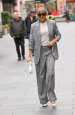 ASHLEY ROBERTS Arrives at Heart Radio in London 11/10/2022