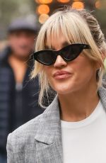 ASHLEY ROBERTS Arrives at Heart Radio in London 11/10/2022
