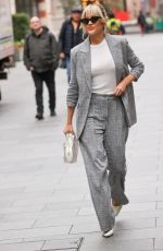 ASHLEY ROBERTS Arrives at Heart Radio in London 11/10/2022