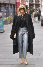 ASHLEY ROBERTS Arrives at Heart Radio in London 11/11/2022