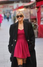 ASHLEY ROBERTS Arrives at Heart Radio Show in London 11/18/2022