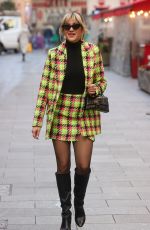 ASHLEY ROBERTS Arrives for Her Radio Appearance in London 11/28/2022
