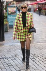 ASHLEY ROBERTS Arrives for Her Radio Appearance in London 11/28/2022