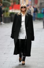 ASHLEY ROBERTS Leaves Global Radio in London 11/09/2022