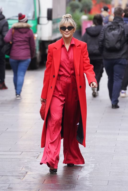 ASHLEY ROBERTS Leaves Global Radio in London 11/24/2022