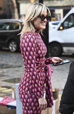 ASHLEY ROBERTS Leaves Global Studios in London 11/16/2022