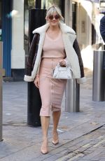 ASHLEY ROBERTS Leaves Heart Breakfast Radio in London 11/04/2022