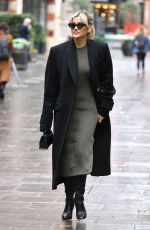 ASHLEY ROBERTS Leaves Heart Breakfast Radio in London 11/17/2022