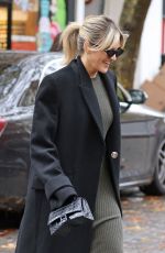 ASHLEY ROBERTS Leaves Heart Breakfast Radio in London 11/17/2022