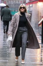 ASHLEY ROBERTS Leaves Heart Breakfast Studios in London 11/21/2022