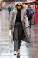 ASHLEY ROBERTS Leaves Heart Breakfast Studios in London 11/21/2022