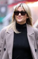 ASHLEY ROBERTS Leaves Heart Breakfast Studios in London 11/21/2022