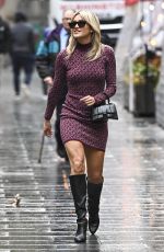 ASHLEY ROBERTS Leaves Heart FM Breakfast Show in London 11/01/2022