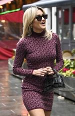 ASHLEY ROBERTS Leaves Heart FM Breakfast Show in London 11/01/2022
