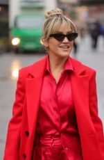 ASHLEY ROBERTS Leaves Heart FM Breakfast Show in London 11/24/2022