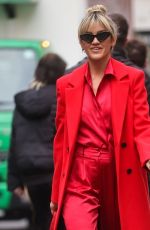 ASHLEY ROBERTS Leaves Heart FM Breakfast Show in London 11/24/2022