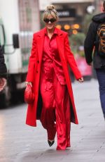 ASHLEY ROBERTS Leaves Heart FM Breakfast Show in London 11/24/2022