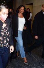 AUDRA MCDONALD Leaves Today Show in New York 11/02/2022