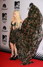 AVA MAX at MTV Europe Music Awards 2022 at PSD Bank Dome 11/13/2022