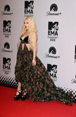 AVA MAX at MTV Europe Music Awards 2022 at PSD Bank Dome 11/13/2022
