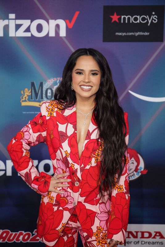 BECKY G at Estrellatv’s Premios de la Radio in Mexico City 11/03/2022