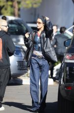 BELLA HADID Arrives at Commercial Shoot at Santa Monica Airport 11/05/2022