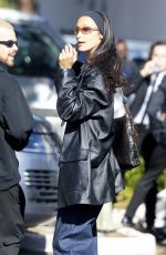 BELLA HADID Arrives at Commercial Shoot at Santa Monica Airport 11/05/2022