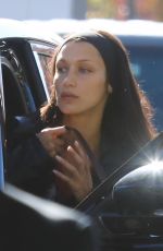 BELLA HADID Arrives at Commercial Shoot at Santa Monica Airport 11/05/2022